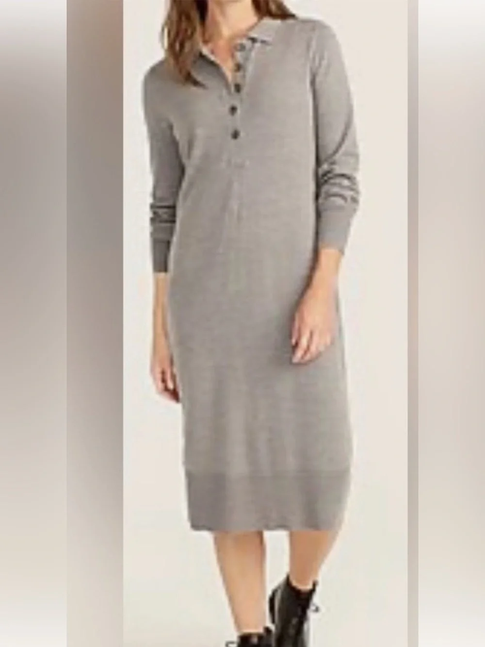 J. Crew Collared Merino Wool Sweater Dress, Size XS, NWT - Picture 1 of 10
